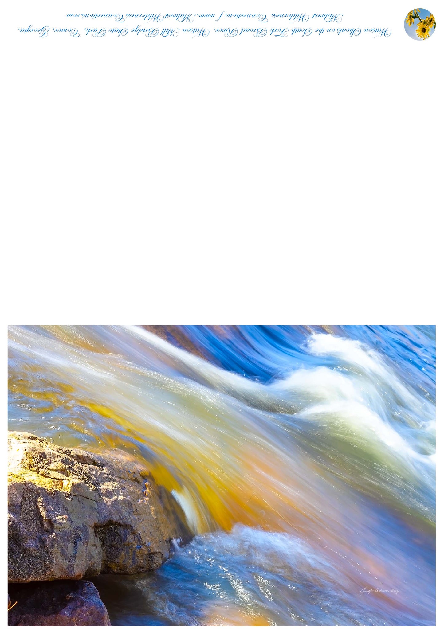 Watson Mill Bridge State Park Greeting Card IMG_2371