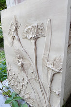 Load image into Gallery viewer, Plaster Botanical Bas Relief Artwork
