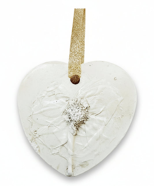 Plaster Botanical Bas Relief Artwork