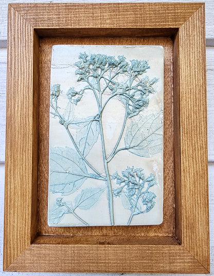 Coming Soon! Plaster Botanical Bas Relief Artwork