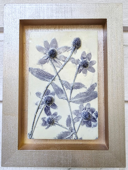 Coming Soon! Plaster Botanical Bas Relief Artwork