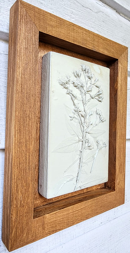 Coming Soon! Plaster Botanical Bas Relief Artwork