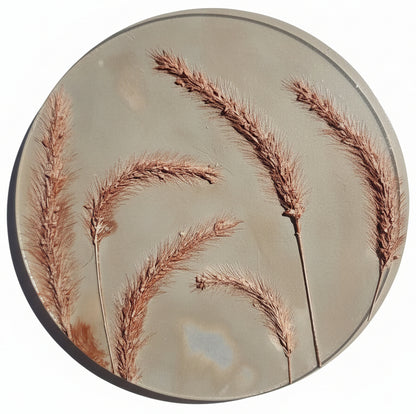 Botanical Bas Relief Plaster Cast