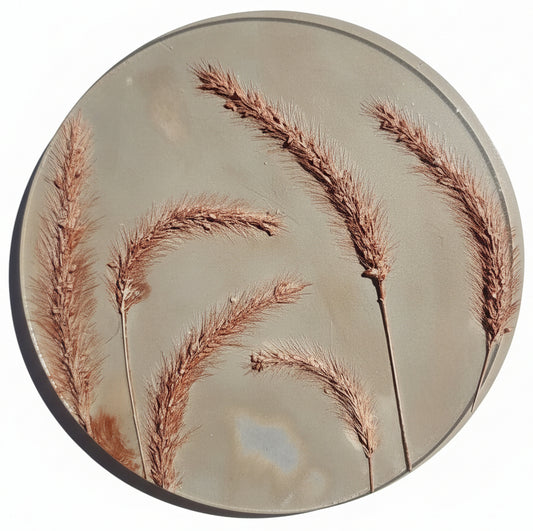 Botanical Bas Relief Plaster Cast