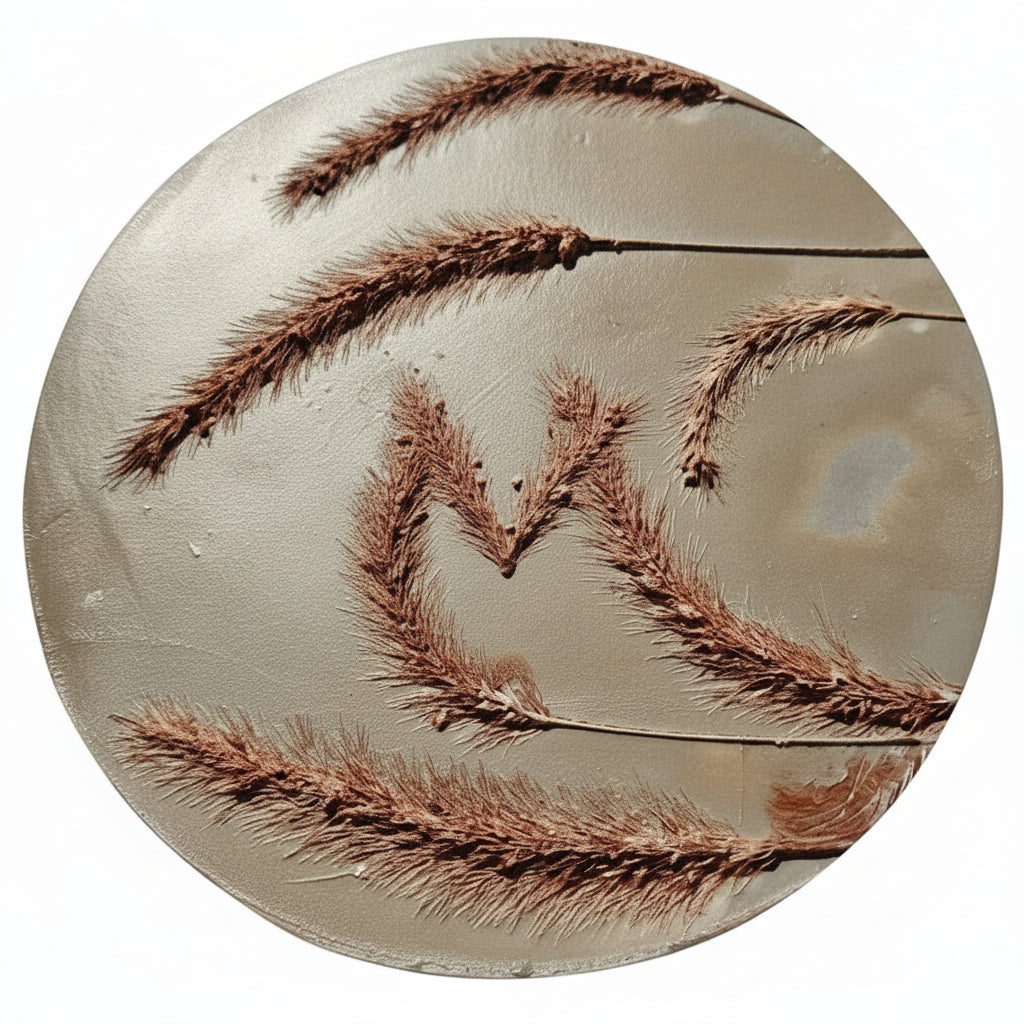 Botanical Bas Relief Plaster Cast