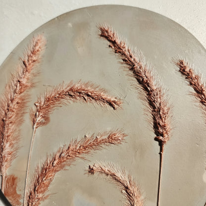 Botanical Bas Relief Plaster Cast