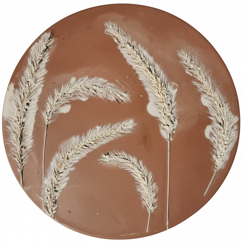 Botanical Bas Relief Plaster Cast