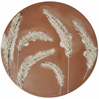 Botanical Bas Relief Plaster Cast