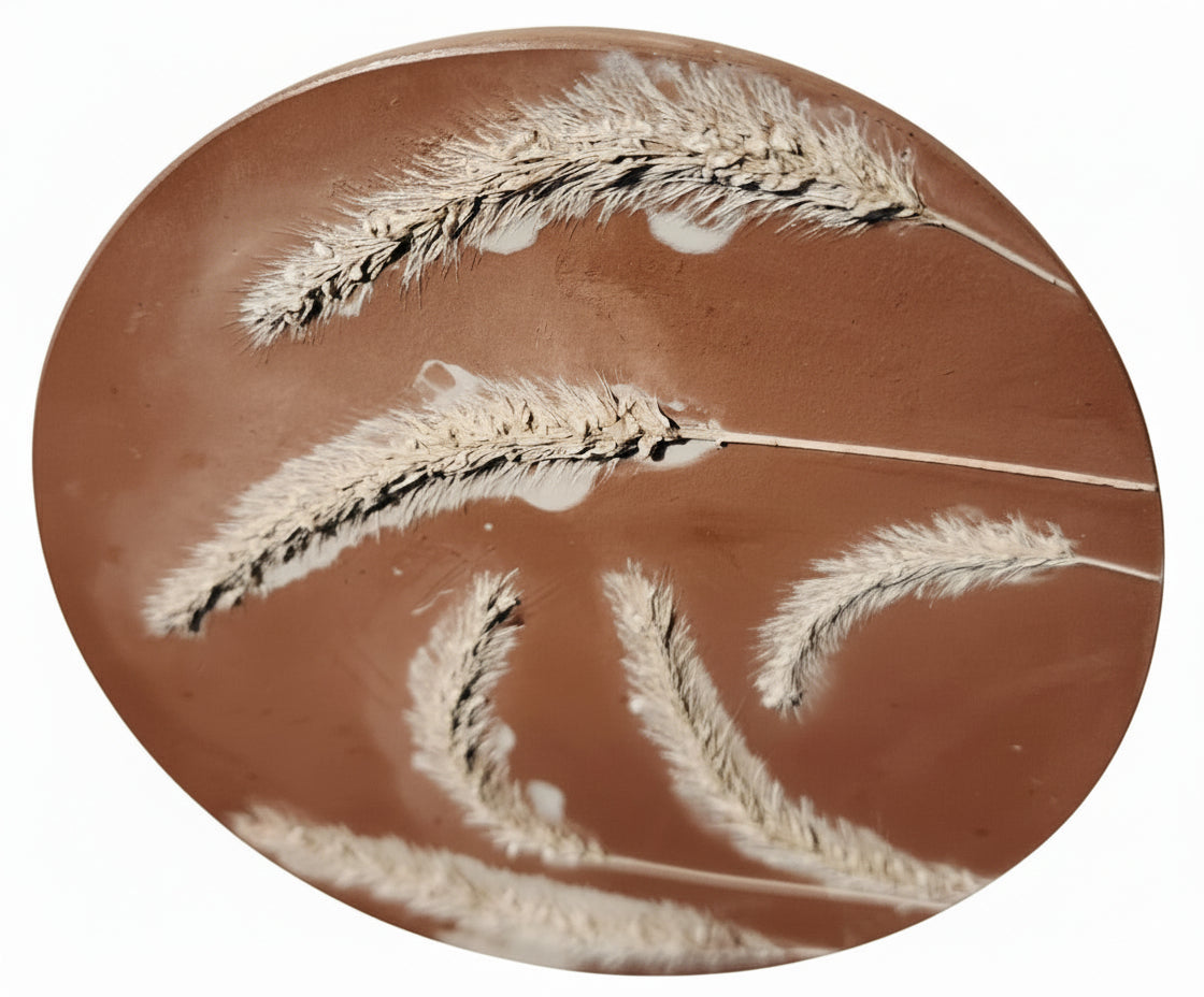 Botanical Bas Relief Plaster Cast