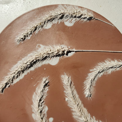 Botanical Bas Relief Plaster Cast