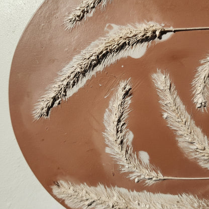 Botanical Bas Relief Plaster Cast