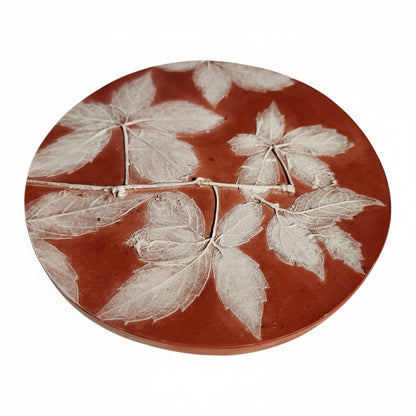 Botanical Bas Relief Plaster Cast