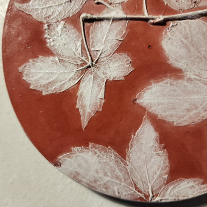 Botanical Bas Relief Plaster Cast