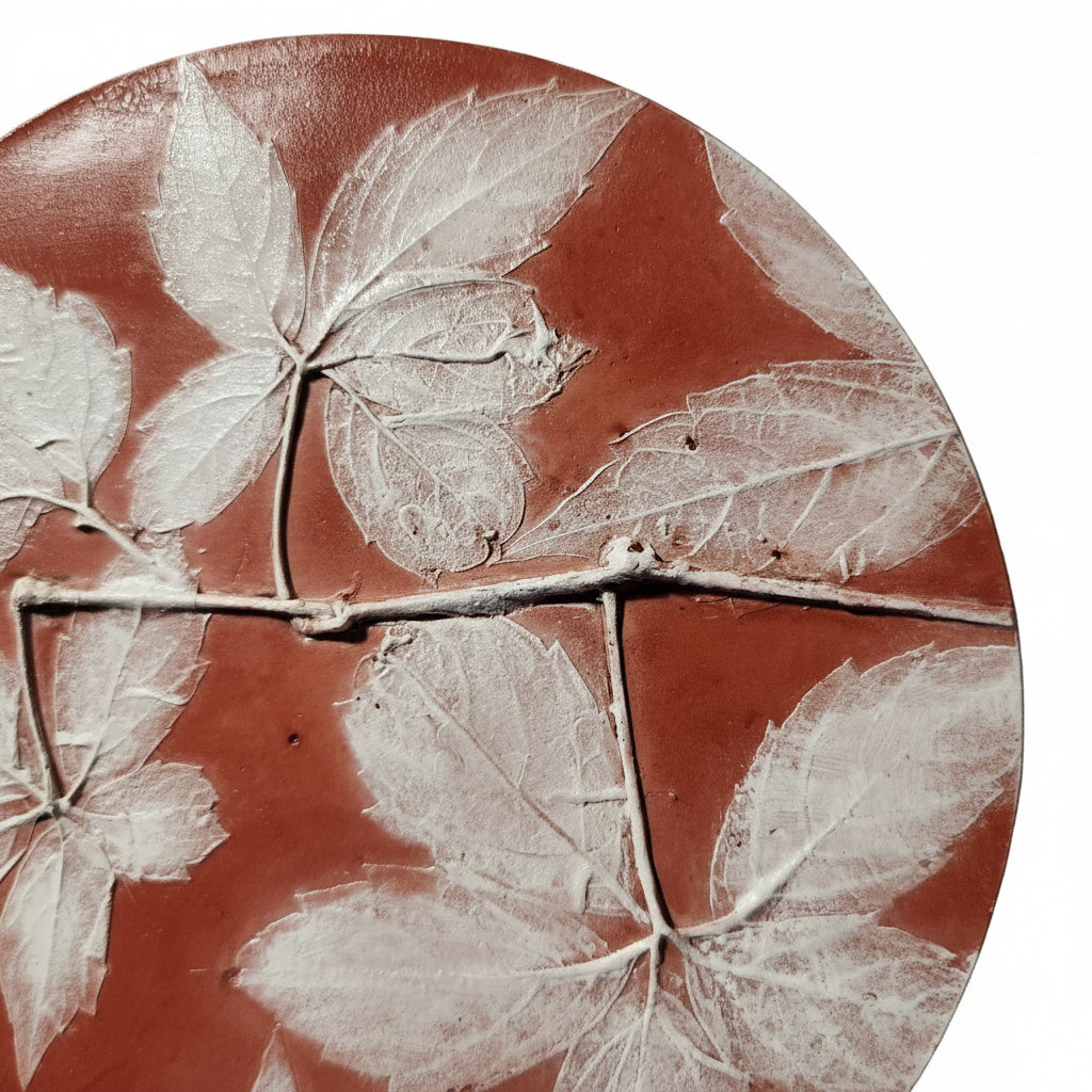 Botanical Bas Relief Plaster Cast