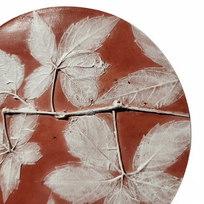 Botanical Bas Relief Plaster Cast