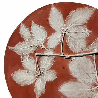 Botanical Bas Relief Plaster Cast