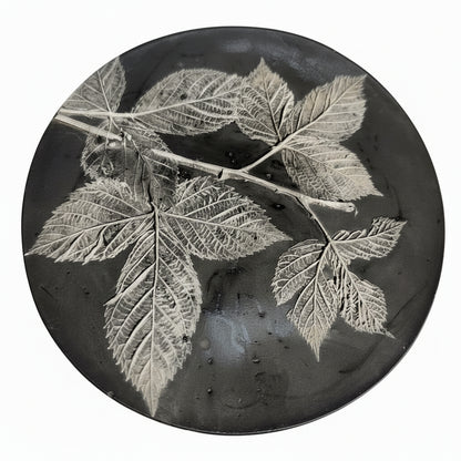 Plaster Botanical Bas Relief Artwork