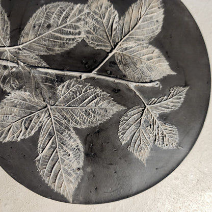 Plaster Botanical Bas Relief Artwork