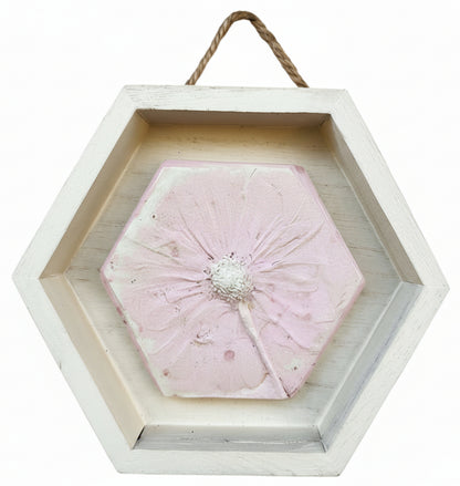 Plaster Botanical Bas Relief Artwork