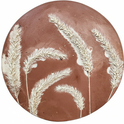 Botanical Bas Relief Plaster Cast