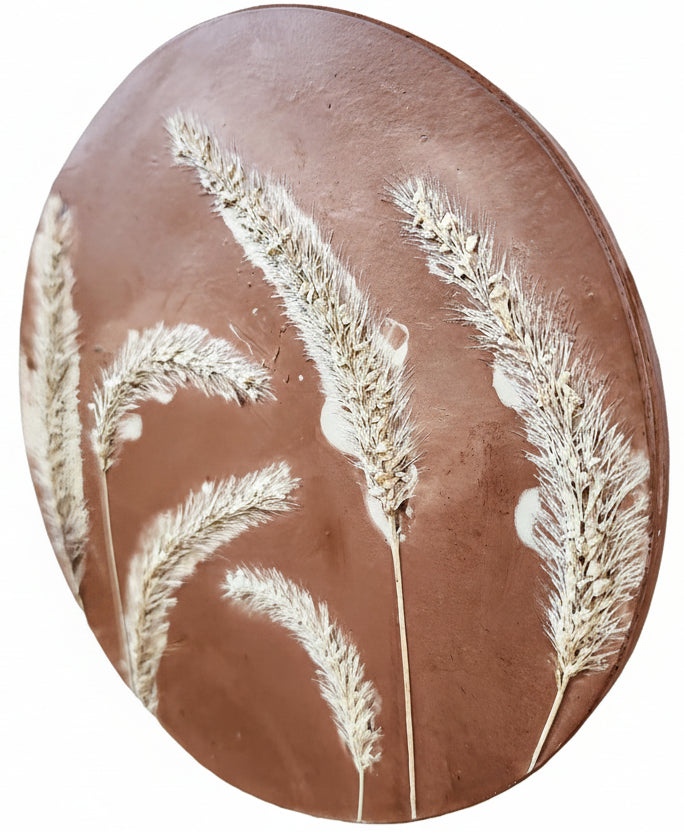 Botanical Bas Relief Plaster Cast