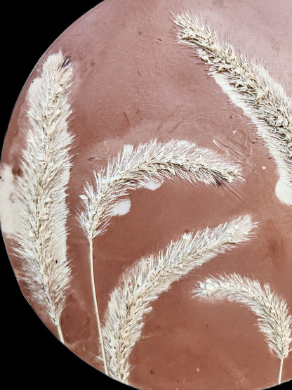 Botanical Bas Relief Plaster Cast