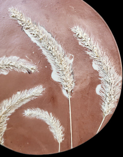 Botanical Bas Relief Plaster Cast