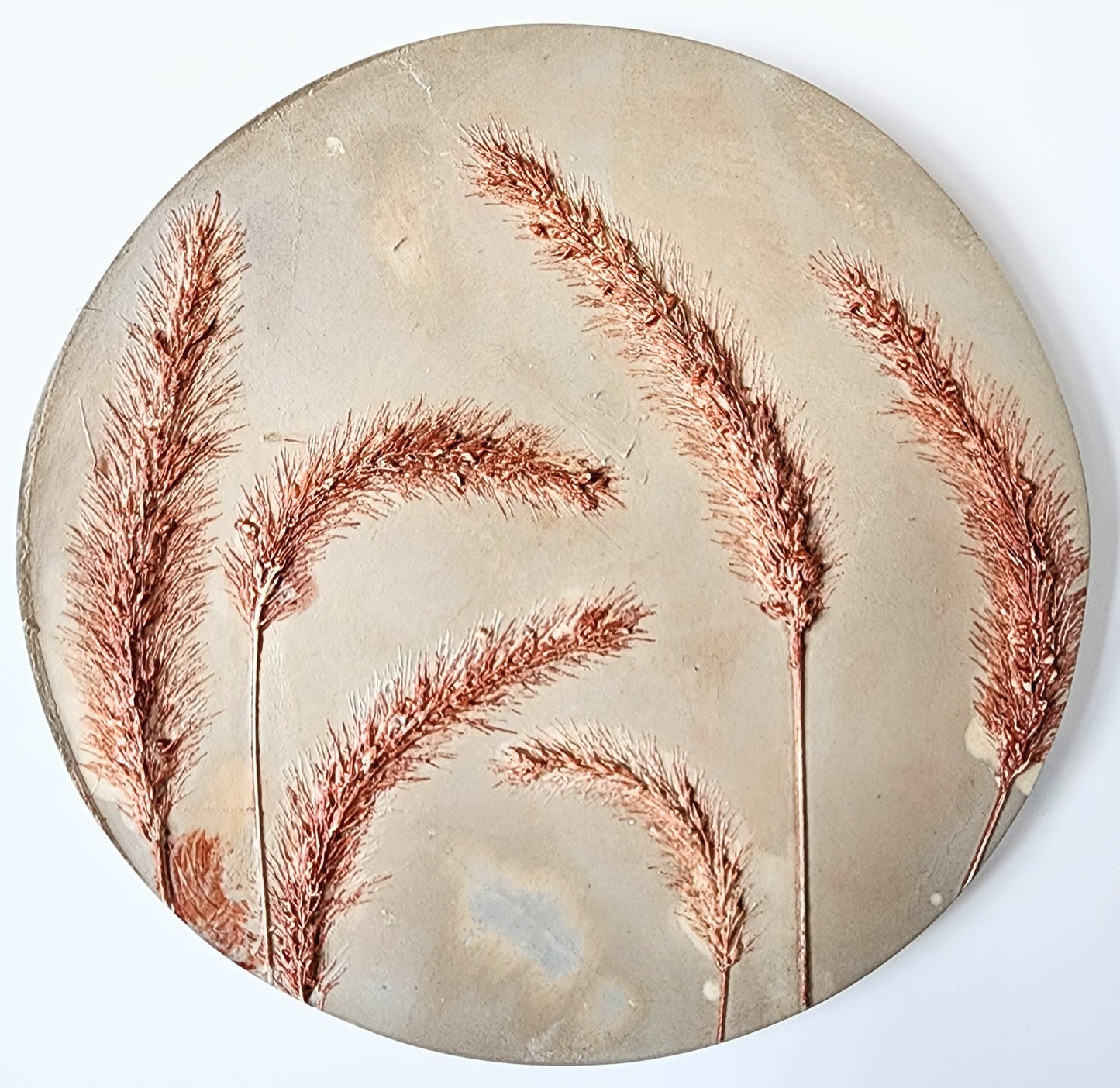 Botanical Bas Relief Plaster Cast