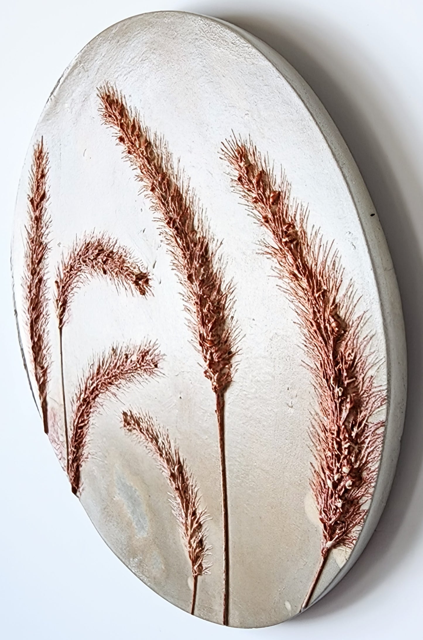 Botanical Bas Relief Plaster Cast