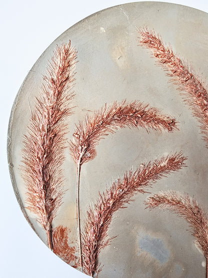 Botanical Bas Relief Plaster Cast