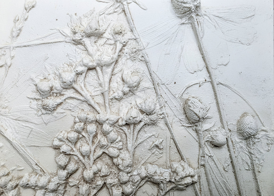 Bas Relief Plaster Wall Art – Natural Plaster
