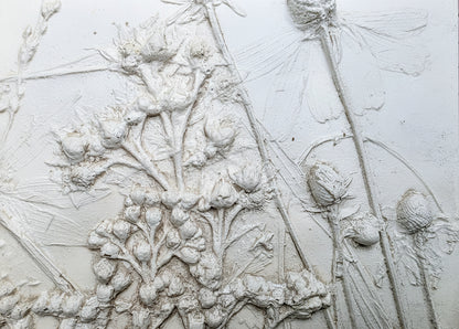 Bas Relief Plaster Wall Art – Natural Plaster