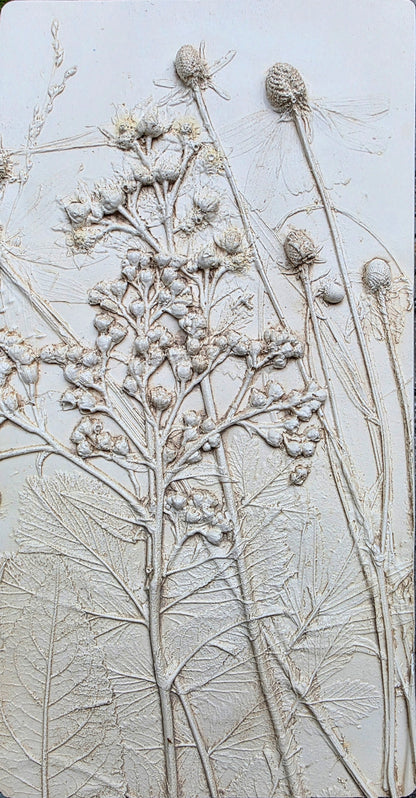 Bas Relief Plaster Wall Art – Natural Plaster)