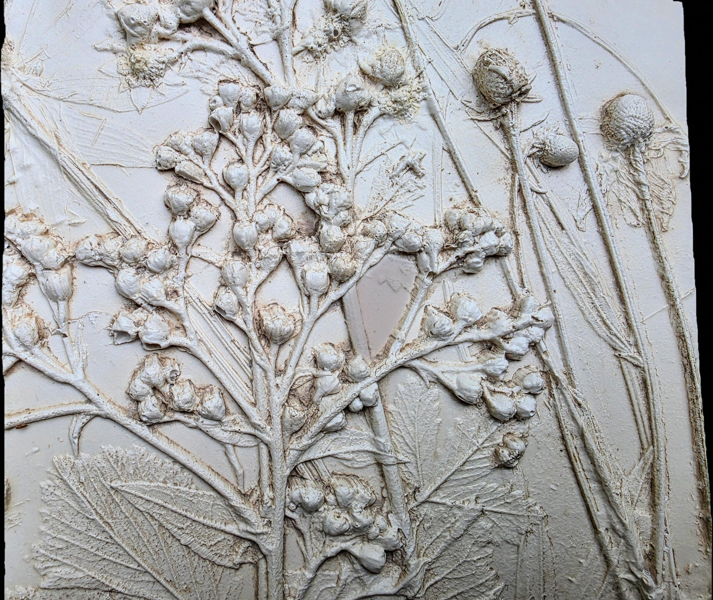 Bas Relief Plaster Wall Art – Natural Plaster)