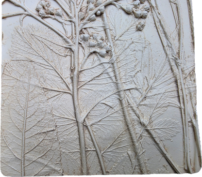 Bas Relief Plaster Wall Art – Natural Plaster)
