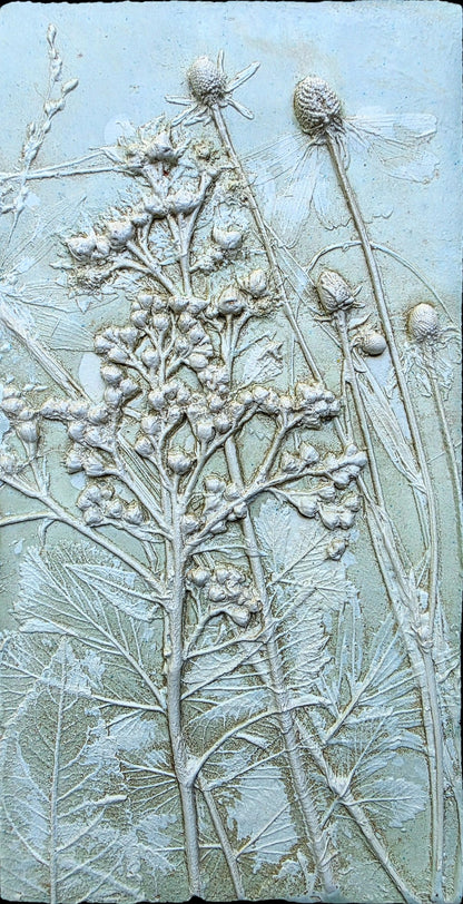 Yellow Coneflower, Wild Quinine & Prairie Cinquefoil Bas Relief