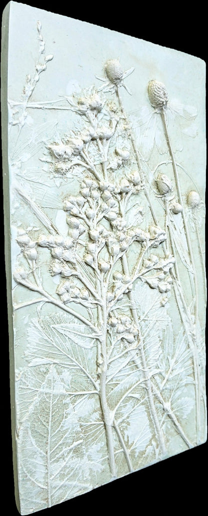 Yellow Coneflower, Wild Quinine & Prairie Cinquefoil Bas Relief