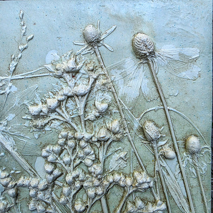Yellow Coneflower, Wild Quinine & Prairie Cinquefoil Bas Relief