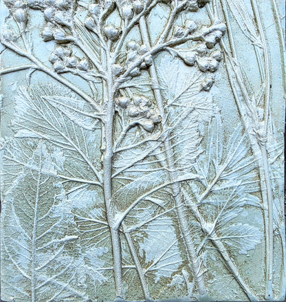 Yellow Coneflower, Wild Quinine & Prairie Cinquefoil Bas Relief