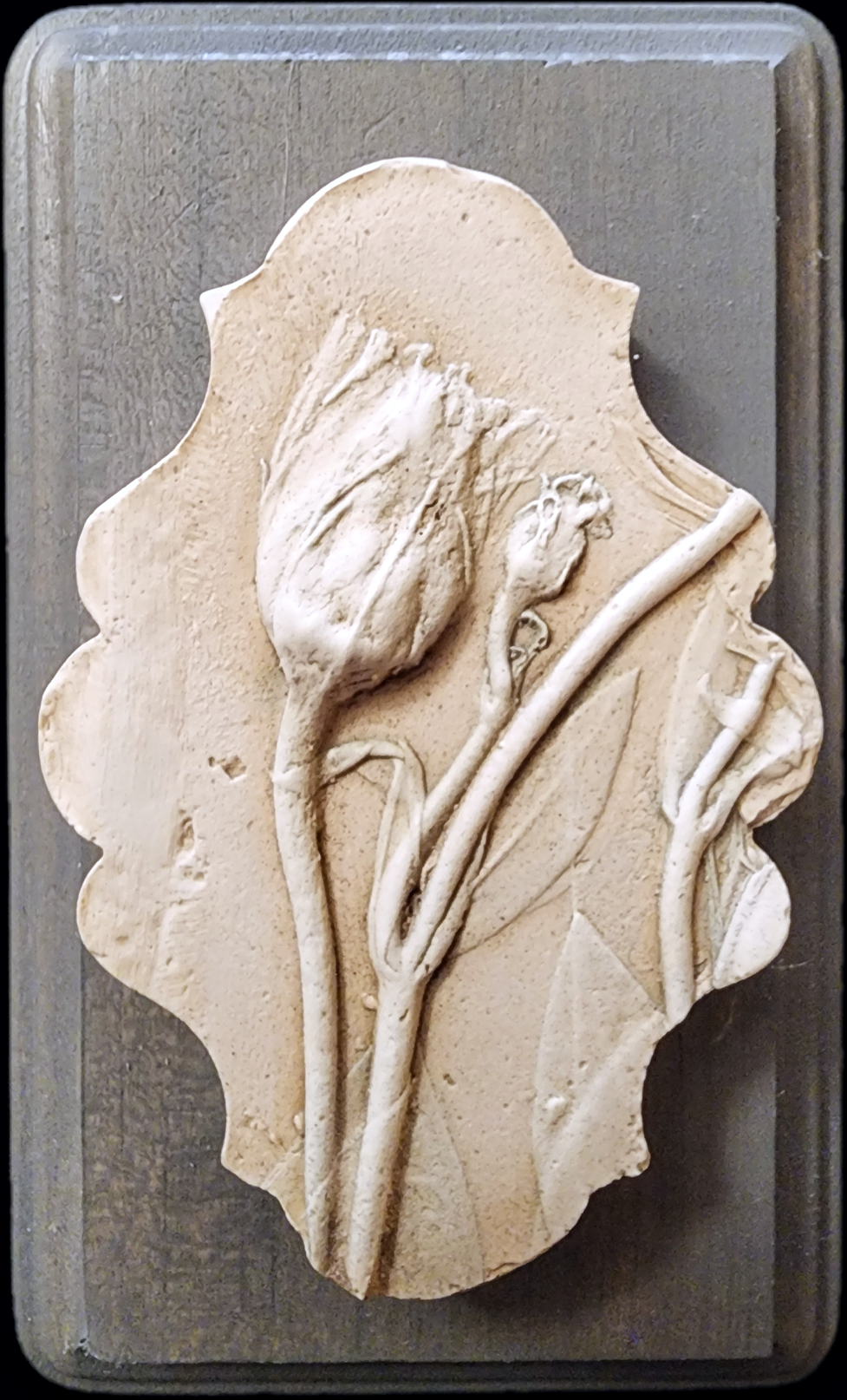 Coming Soon! Plaster Botanical Bas Relief Artwork