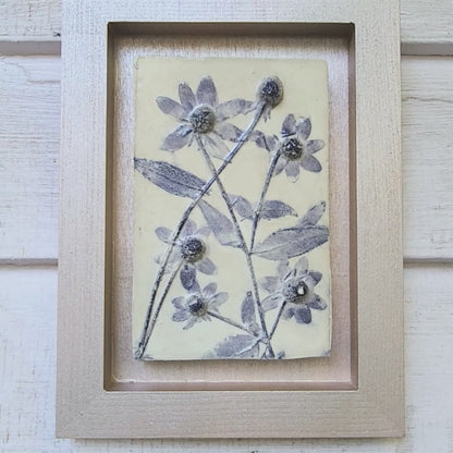 Coming Soon! Plaster Botanical Bas Relief Artwork