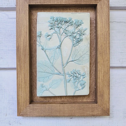 Coming Soon! Plaster Botanical Bas Relief Artwork